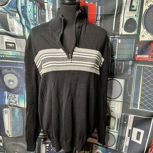 Sun River Sweater Men's XL 100% Cotton Long Sleeve 1/4 Zip Pullover